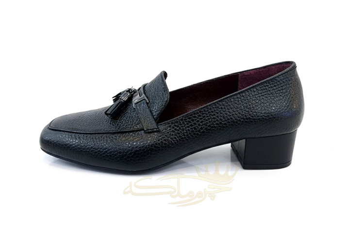 کفش تمام چرم پاشنه ۳ سانت مدل ۲۰۲۸